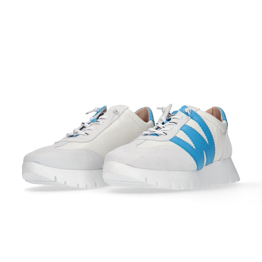 wonders (ワンダース) a-2476 ホワイト ブルー メンズ スニーカー