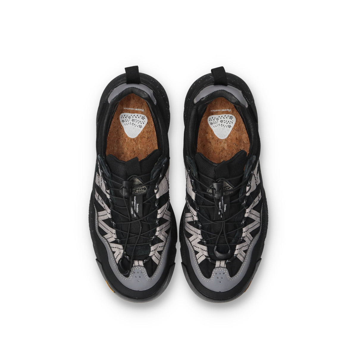 Flower MOUNTAIN (フラワーマウンテン)IWANO2 FM100007 ブラックグレーメンズ スニーカー