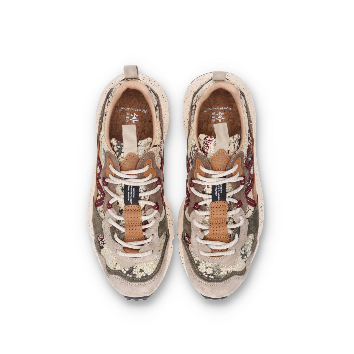 Flower MOUNTAIN (フラワーマウンテン)LENZAN FM107019 チェリーブロッサム メンズ スニーカー