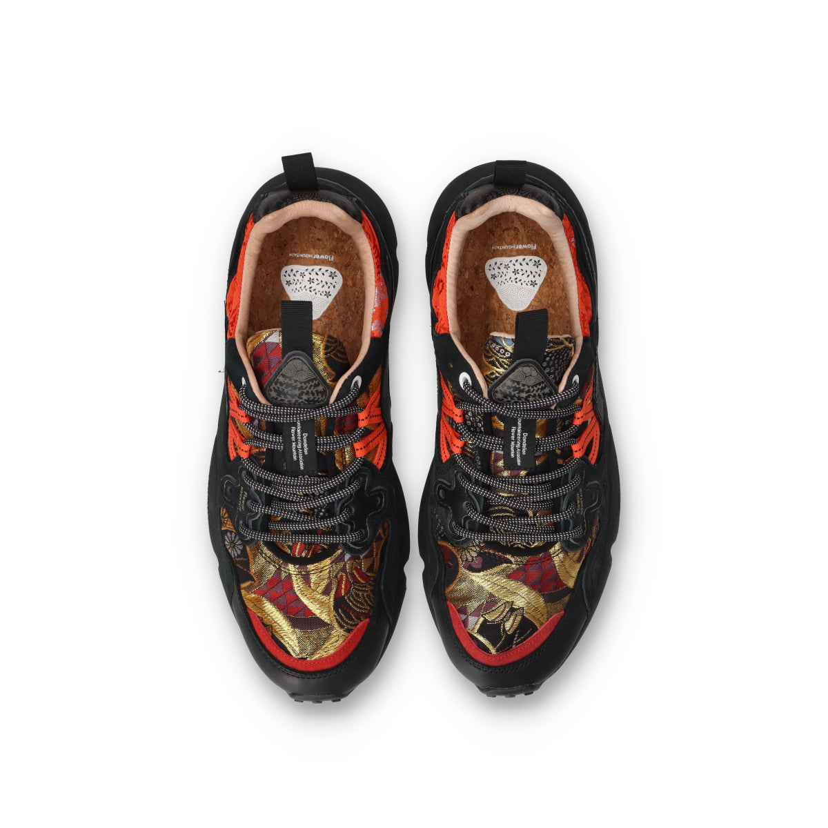 Flower MOUNTAIN (フラワーマウンテン)YAMANO3 FM63535 ブラック メンズ スニーカー