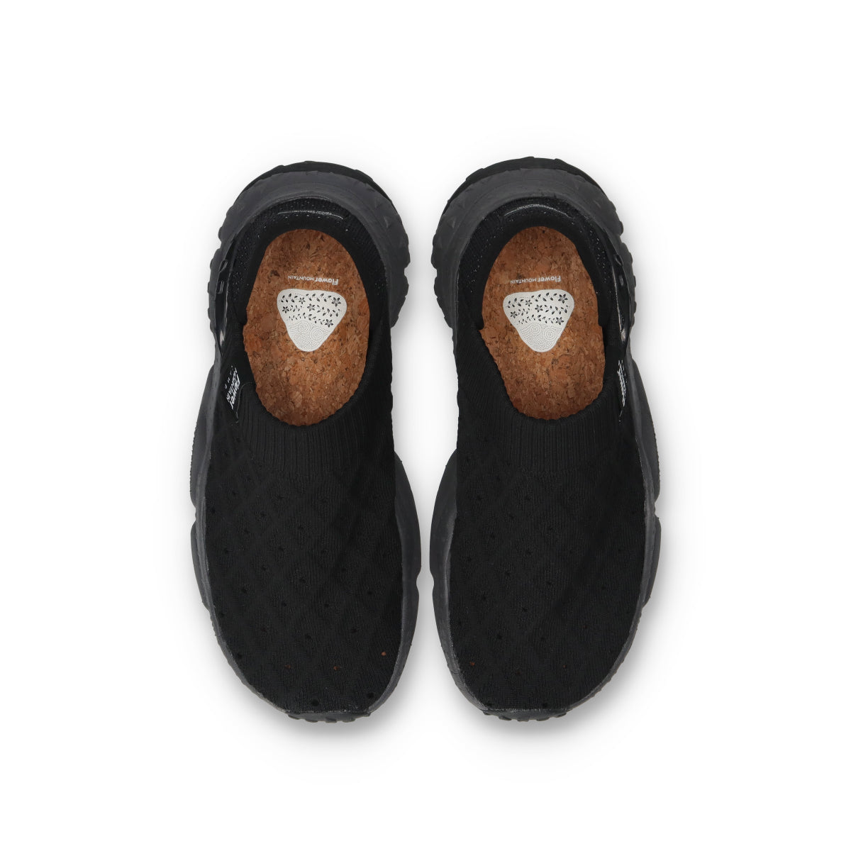 Flower MOUNTAIN (フラワーマウンテン)CAMP KNIT FM67063 ブラック メンズ スニーカー