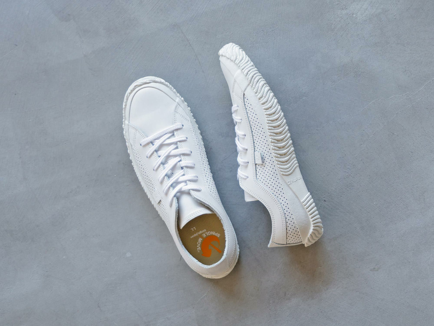 SPINGLE (スピングル) SPM-120 ホワイト メンズ レディース スニーカー レザー