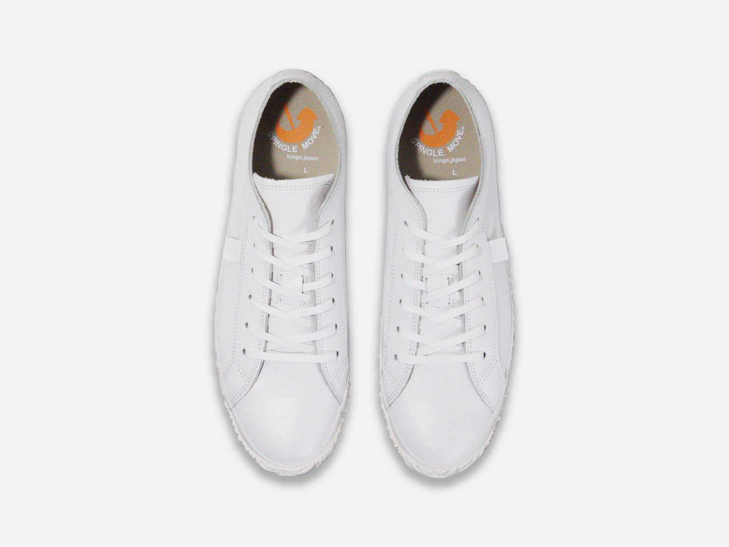 SPINGLE (スピングル) SPM-105 ホワイト メンズ レディース スニーカー レザー