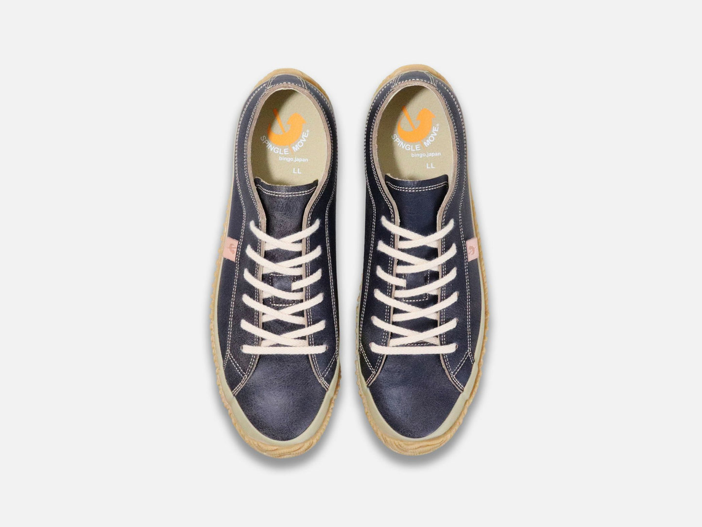 SPINGLE (スピングル) SPM-115 ダークネイビー メンズ レディース スニーカー レザー