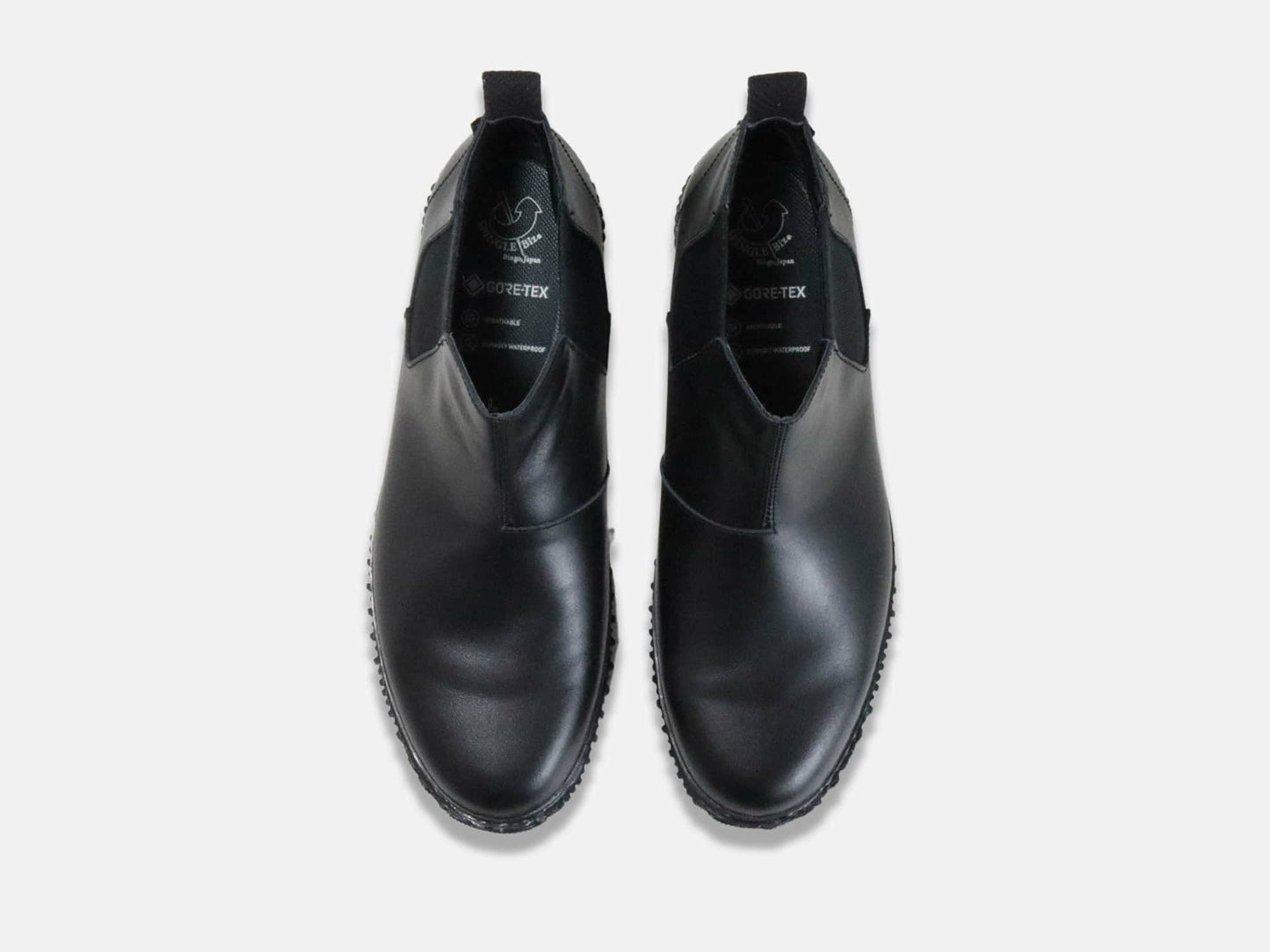 SPINGLE Bizのスニーカー「Biz-603 Black」の上から見た商品画像