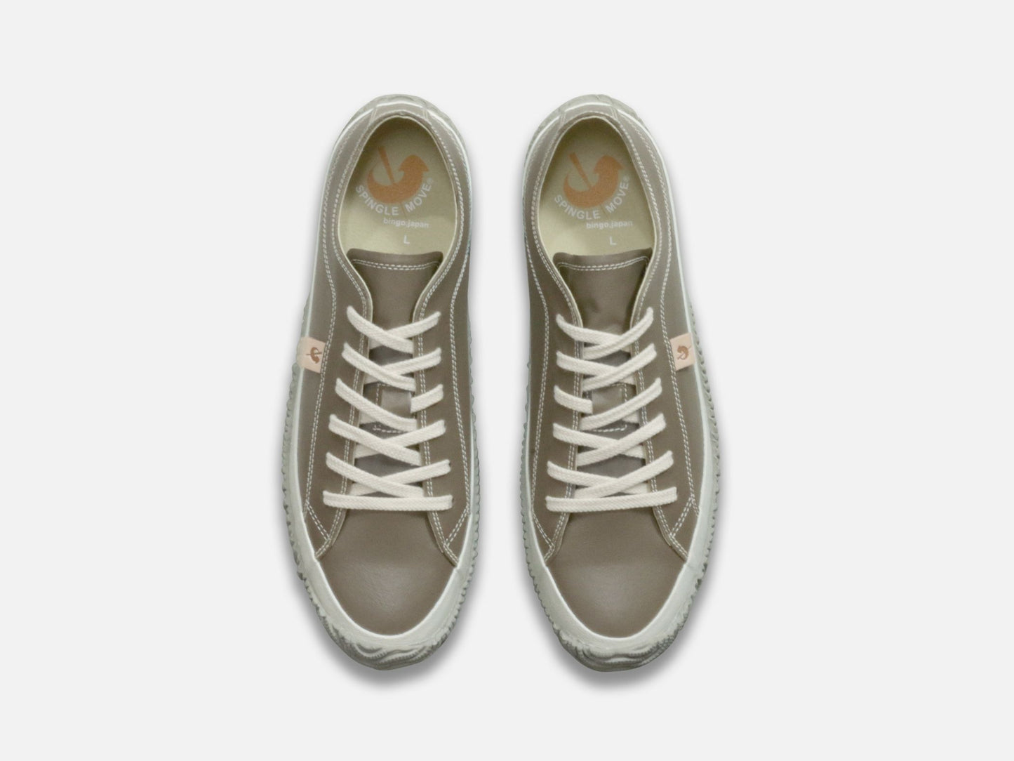 SPINGLE MOVEのスニーカー「SPM-110 Dark Gray」の上から見た商品画像