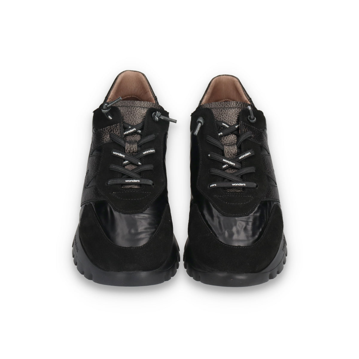 wonders (ワンダース) a-2464 ブラック レディース スニーカー