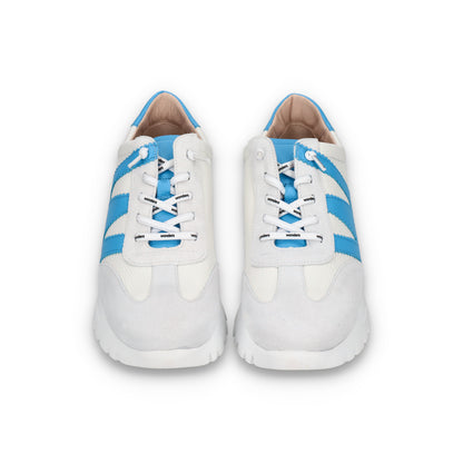 wonders (ワンダース) a-2476 ホワイト ブルー メンズ スニーカー