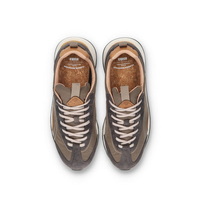 Flower MOUNTAIN (フラワーマウンテン)ASUKA2  FM110007 カーキ メンズ スニーカー