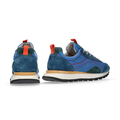 Flower MOUNTAIN (フラワーマウンテン)ASUKA2  FM110008 ブルー メンズ スニーカー