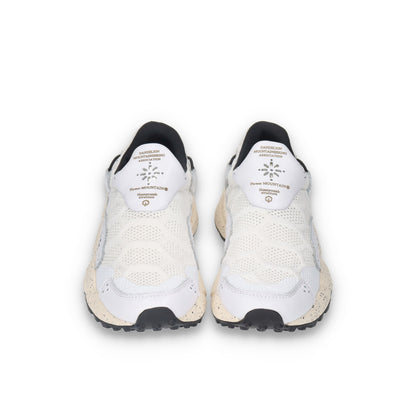 Flower MOUNTAIN (フラワーマウンテン)HONEY COMB FM31002 ホワイト メンズ スニーカー