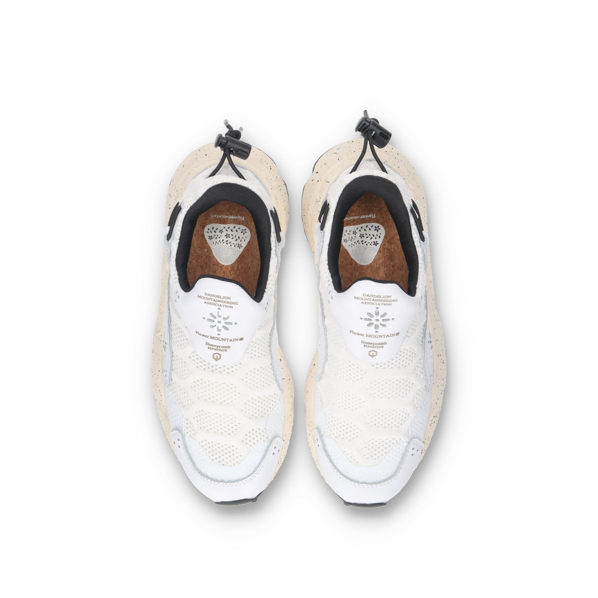 Flower MOUNTAIN (フラワーマウンテン)HONEY COMB FM31002 ホワイト メンズ スニーカー