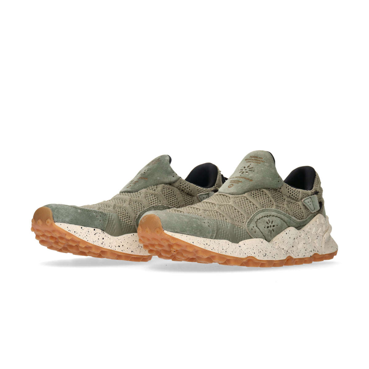 Flower MOUNTAIN (フラワーマウンテン)HONEY COMB FM31037 セージグリーン メンズ スニーカー