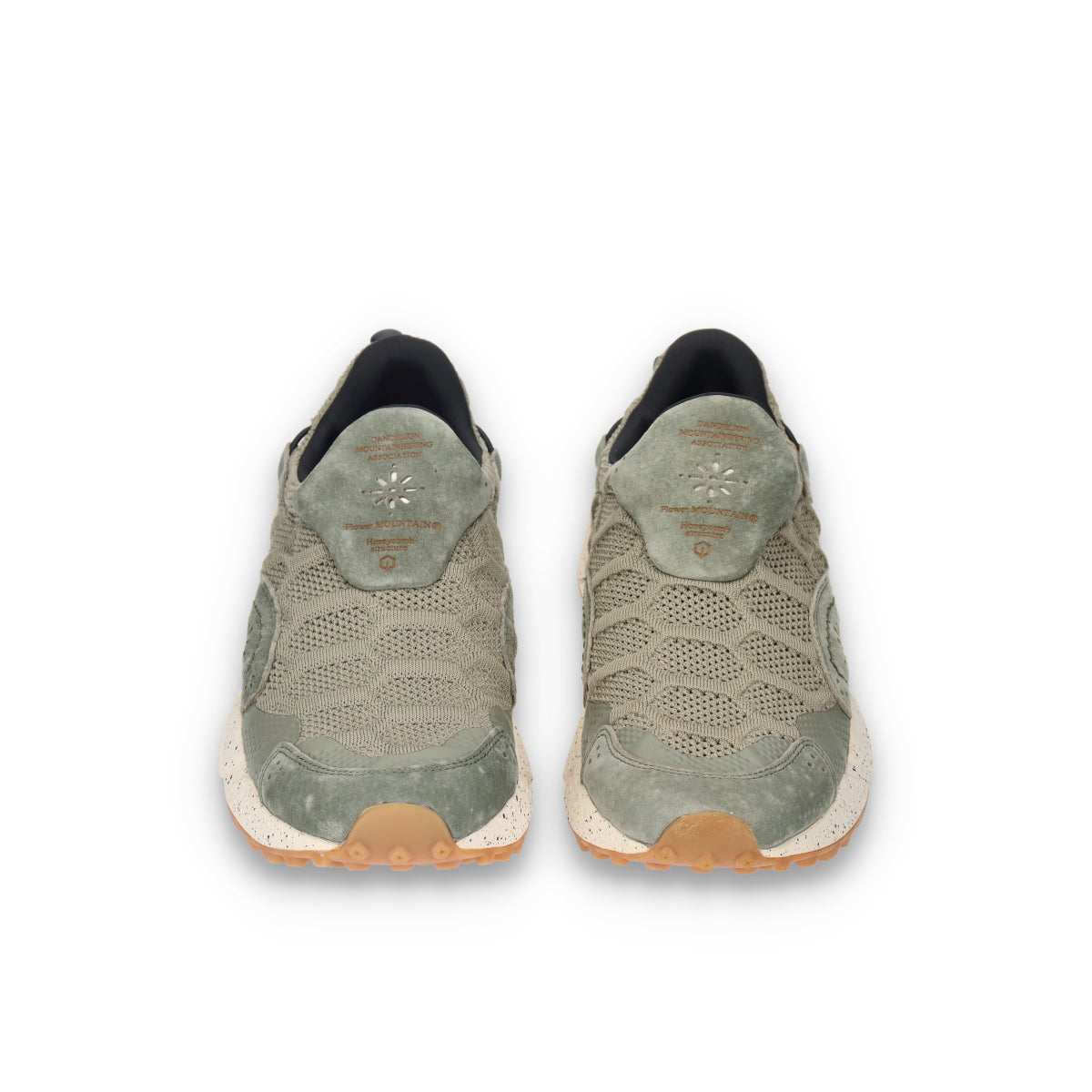Flower MOUNTAIN (フラワーマウンテン)HONEY COMB FM31037 セージグリーン メンズ スニーカー