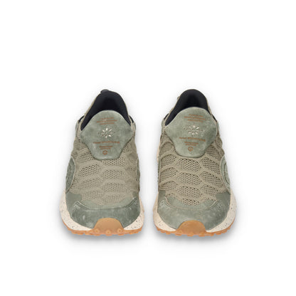 Flower MOUNTAIN (フラワーマウンテン)HONEY COMB FM31037 セージグリーン メンズ スニーカー