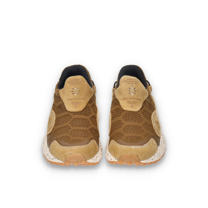 Flower MOUNTAIN (フラワーマウンテン)HONEY COMB FM31057 ブラウン メンズ スニーカー