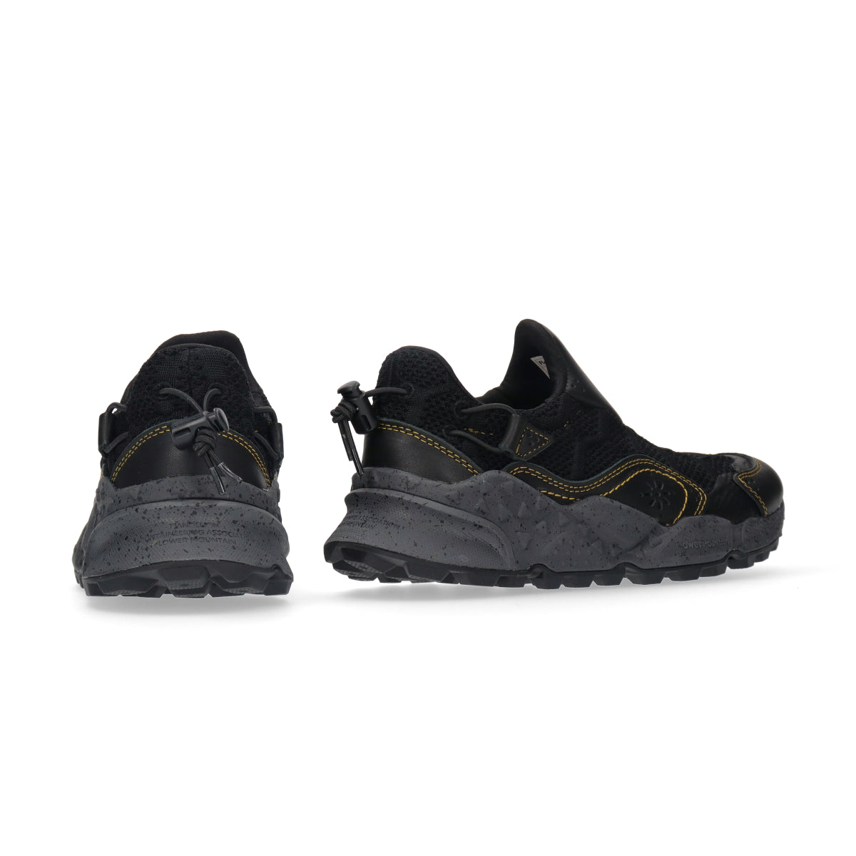 Flower MOUNTAIN (フラワーマウンテン)HONEY COMB FM31058 ブラック メンズ スニーカー