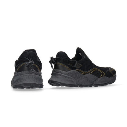 Flower MOUNTAIN (フラワーマウンテン)HONEY COMB FM31058 ブラック メンズ スニーカー