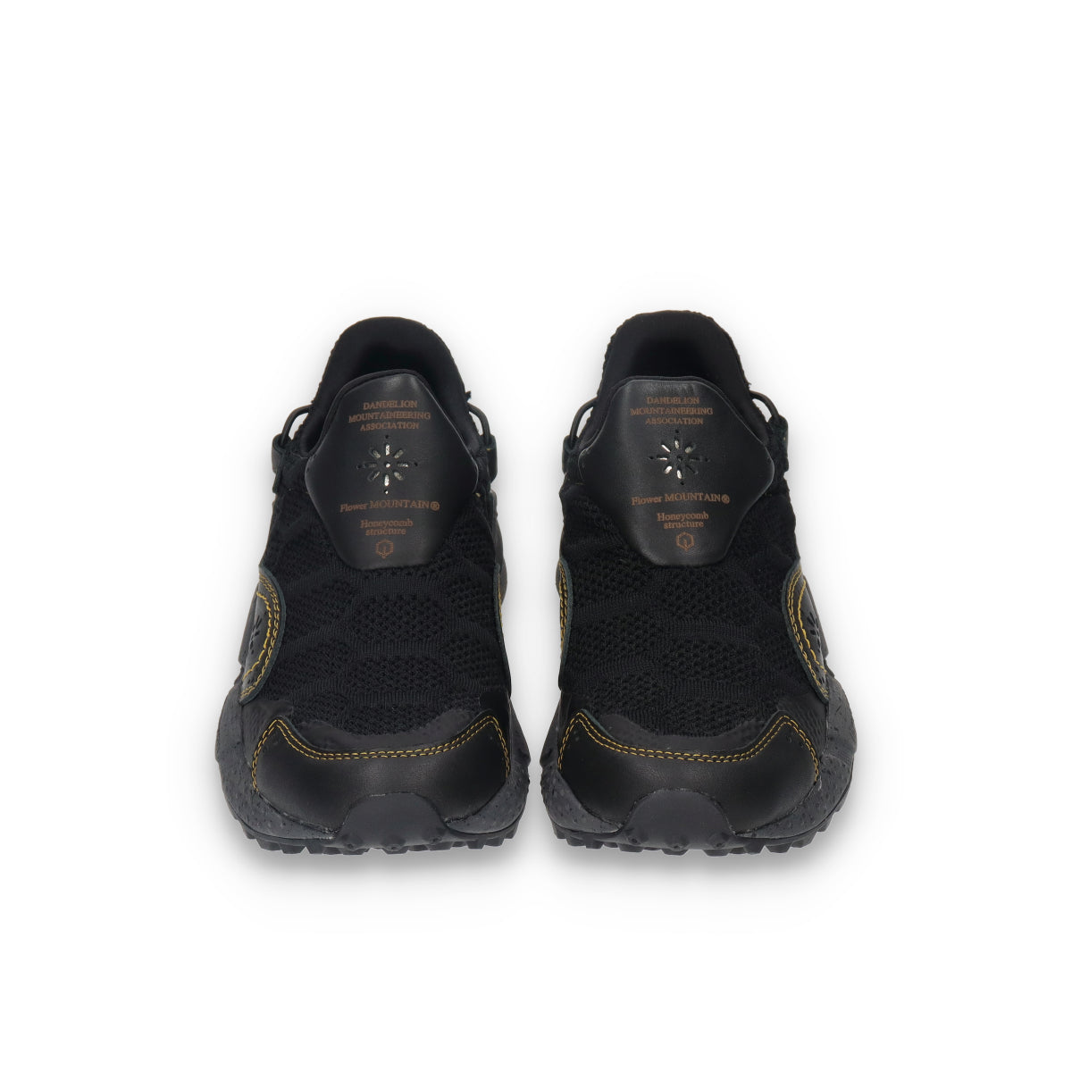 Flower MOUNTAIN (フラワーマウンテン)HONEY COMB FM31058 ブラック メンズ スニーカー