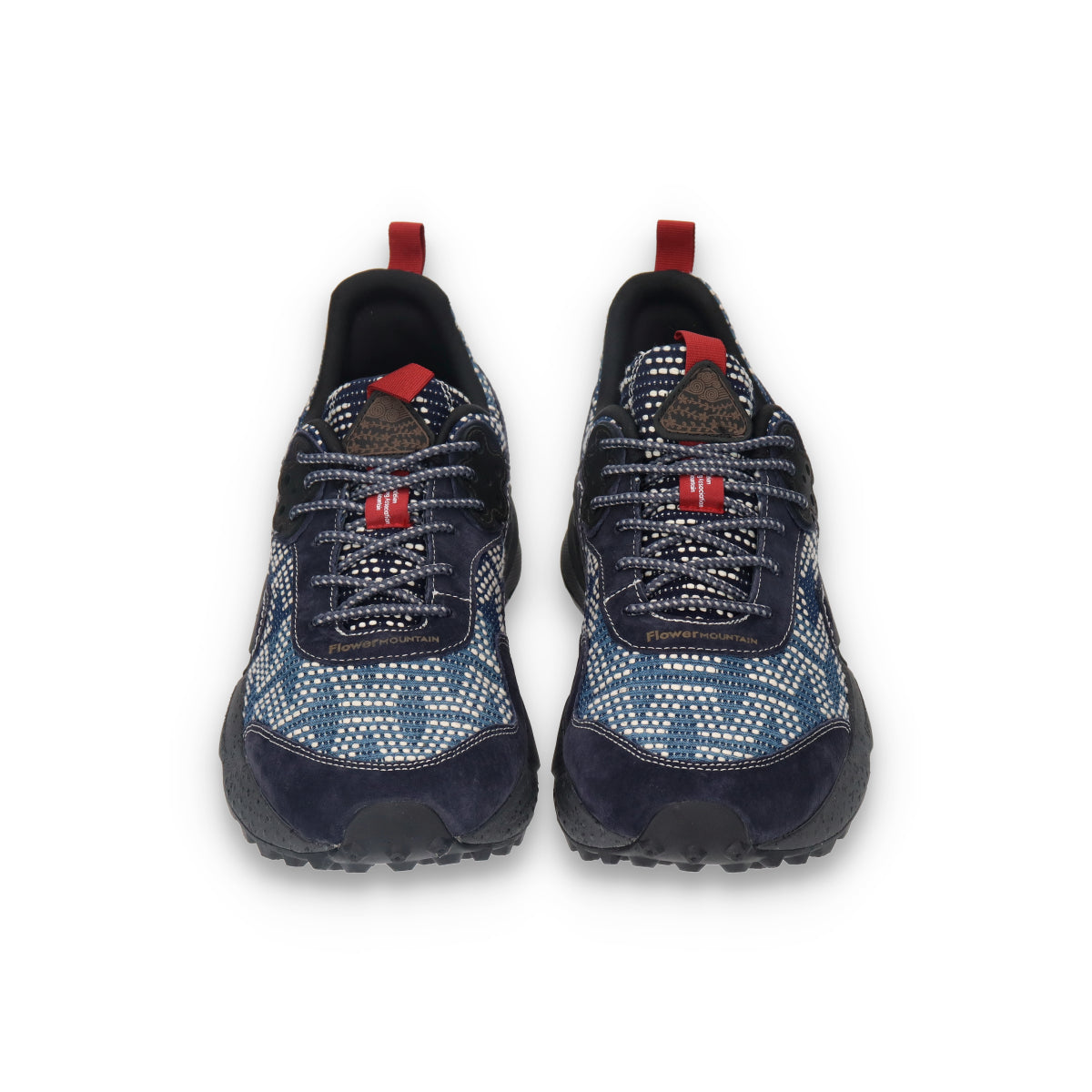 Flower MOUNTAIN (フラワーマウンテン)HONEY COMB FM36083 ネイビーホワイト メンズ スニーカー