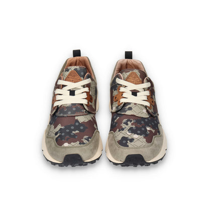 Flower MOUNTAIN (フラワーマウンテン)PAMPAS 3 FM57002 オリーブ メンズ スニーカー