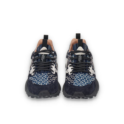 Flower MOUNTAIN (フラワーマウンテン)YAMANO3 FM63197 ネイビーホワイト メンズ スニーカー