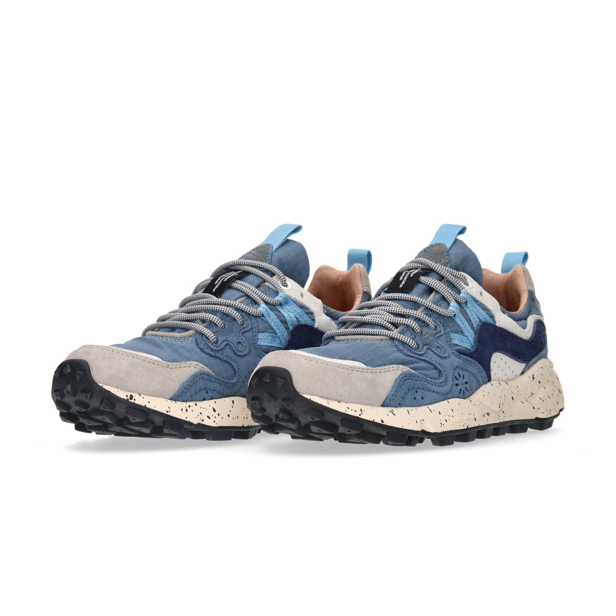 Flower MOUNTAIN (フラワーマウンテン)YAMANO3 FM63399 ブルーホワイト メンズ スニーカー