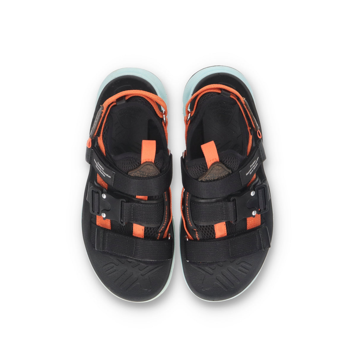 Flower MOUNTAIN (フラワーマウンテン)SPEC9   FM75005  ブラックオレンジ メンズ サンダル