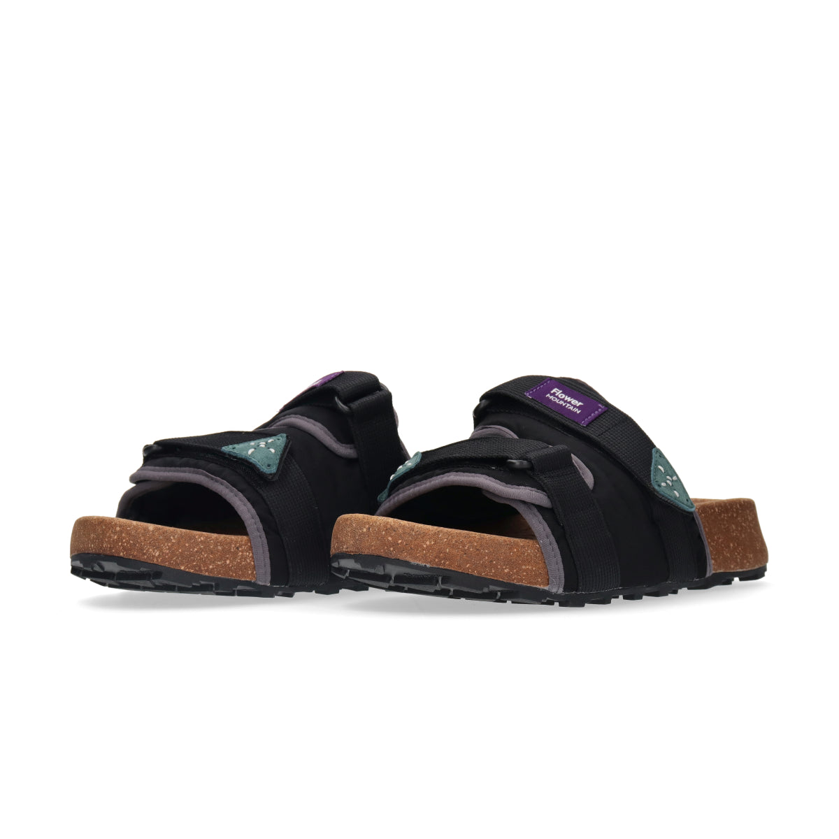 Flower MOUNTAIN (フラワーマウンテン)NIWA FM99005  ブラック メンズ サンダル