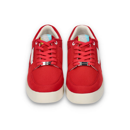 サイクリングシューズ_onemile瀬戸内_OMP-404 Red_正面画像