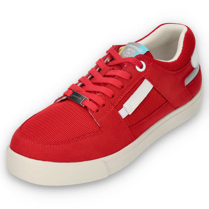 サイクリングシューズ_onemile瀬戸内_OMP-404 Red_斜め向き画像