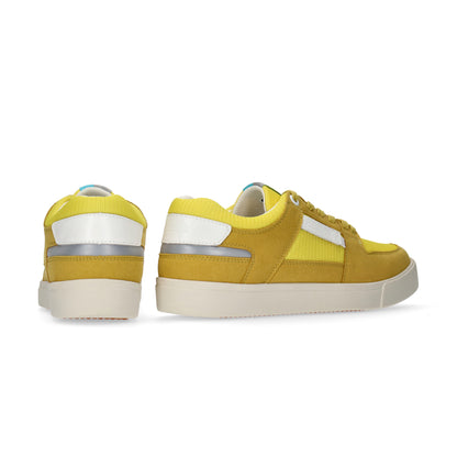 サイクリングシューズ_onemile瀬戸内_OMP-404 Yellow_後ろ向き画像