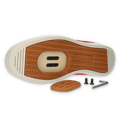 サイクリングシューズ_onemile瀬戸内_OMP-404 Red_素材画像