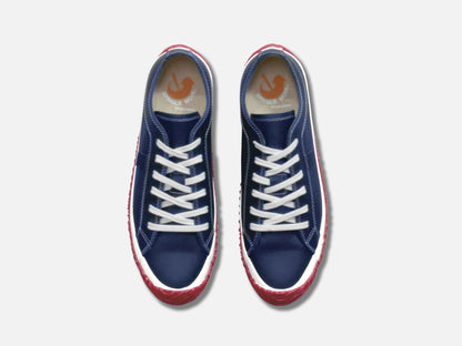 SPINGLE (スピングル) SPM-101 ネイビー/レッド メンズ レディース スニーカー レザー