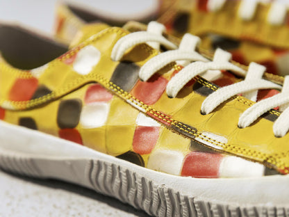 SPINGLE (スピングル) SPM-192 マスタード メンズ レディース スニーカー レザー