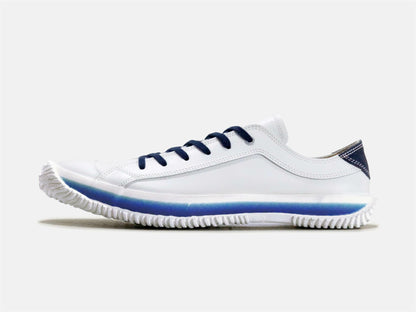 SPINGLE (スピングル) SPM-108 ホワイト/ネイビー メンズ レディース スニーカー レザー