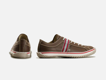 SPINGLE (スピングル) SPM-168 レッド/ブラウン メンズ レディース スニーカー レザー