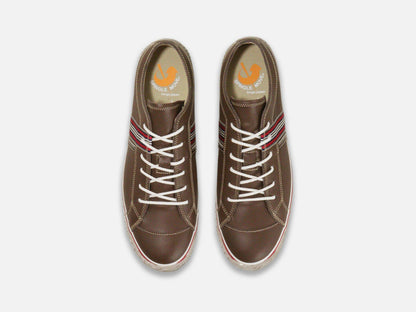 SPINGLE (スピングル) SPM-168 レッド/ブラウン メンズ レディース スニーカー レザー