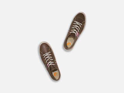 SPINGLE (スピングル) SPM-168 レッド/ブラウン メンズ レディース スニーカー レザー