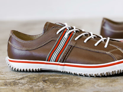 SPINGLE (スピングル) SPM-168 レッド/ブラウン メンズ レディース スニーカー レザー