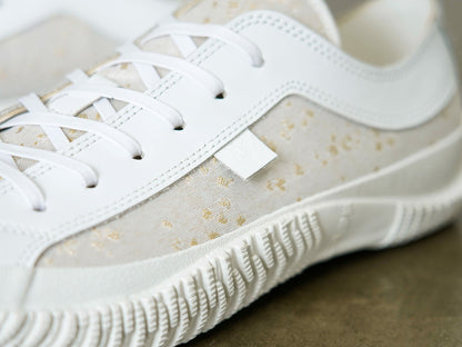 SPINGLE (スピングル) SPM-181 ホワイト メンズ レディース スニーカー 金襴