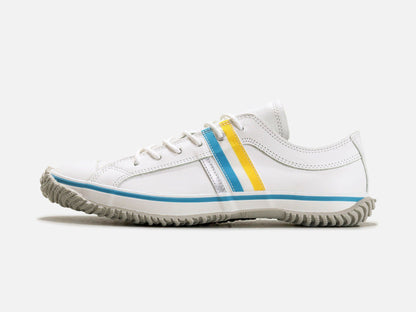 SPINGLE (スピングル) SPM-168 ホワイト/ブルー メンズ レディース スニーカー レザー