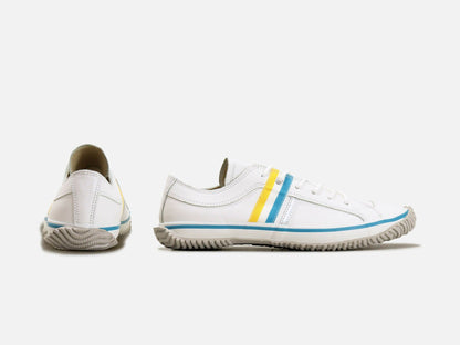 SPINGLE (スピングル) SPM-168 ホワイト/ブルー メンズ レディース スニーカー レザー