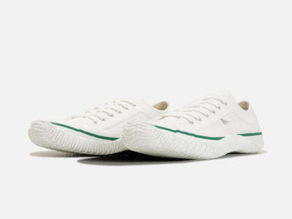 SPINGLE (スピングル) SPM-141 ホワイト/グリーン メンズ レディース スニーカー キャンバス