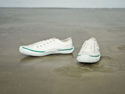 SPINGLE (スピングル) SPM-141 ホワイト/グリーン メンズ レディース スニーカー キャンバス