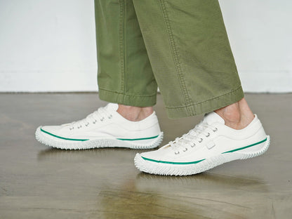 SPINGLE (スピングル) SPM-141 ホワイト/グリーン メンズ レディース スニーカー キャンバス