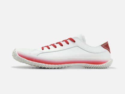 SPINGLE (スピングル) SPM-108 ホワイト/レッド メンズ レディース スニーカー レザー