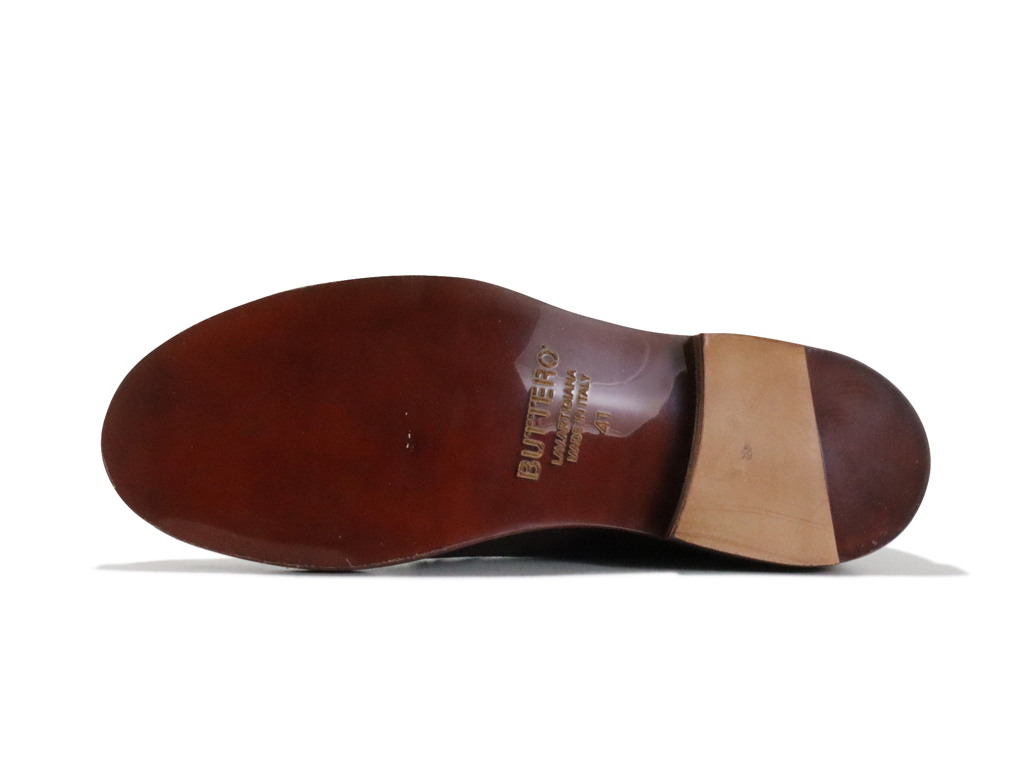 ブッテロ（BUTTERO） イタリア製革靴 B6330 茶 42