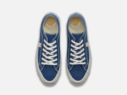 SPINGLE MOVEのスニーカー「SPM-141 Navy/White」の上から見た商品画像