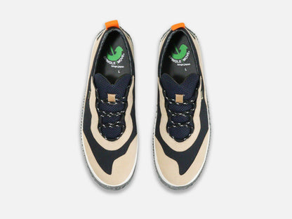 SPINGLE MOVEのスニーカー「SPM-618 Navy」の上から見た商品画像